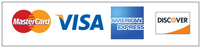 We accept VISA and MASTERCARD